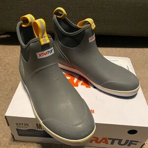 XTRAFUF Ankle Deck Boots -Grey/Yellow